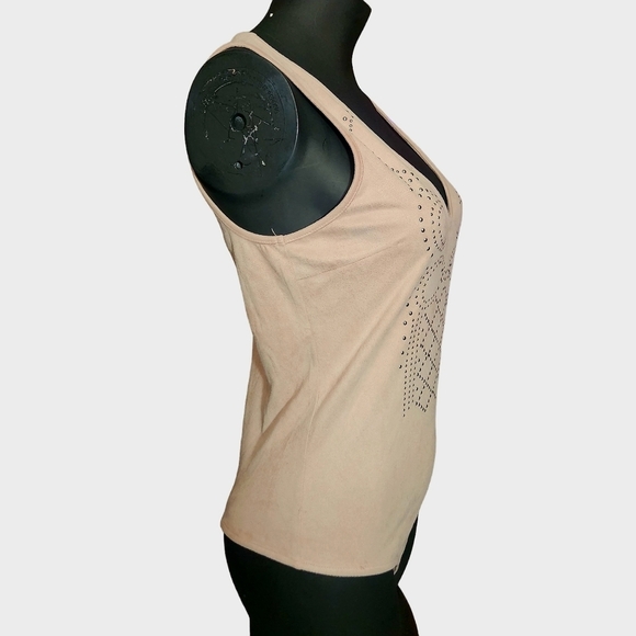 NWT Guess Pink Embellished One Piece Tank Top Size Medium - Picture 3 of 9